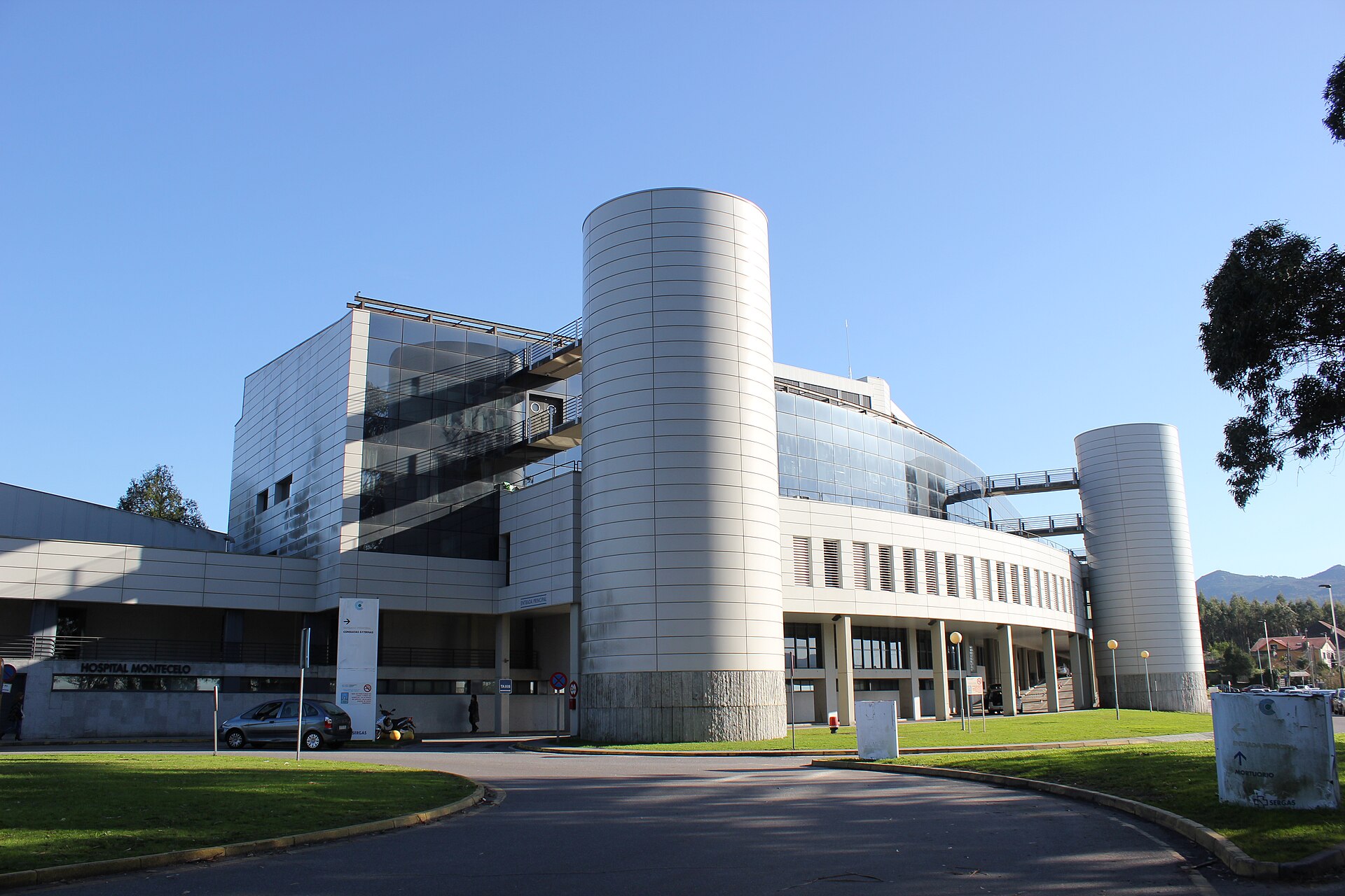 Imagem de referência relacionada a Hospital Montecelo, item descrito como hospital em Pontevedra, Espanha