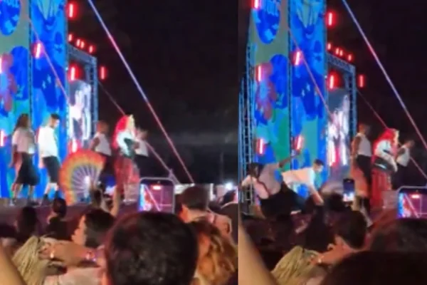 Após palco desabar, dançarinos de Gloria Groove têm quadro atualizado - destaque galeria