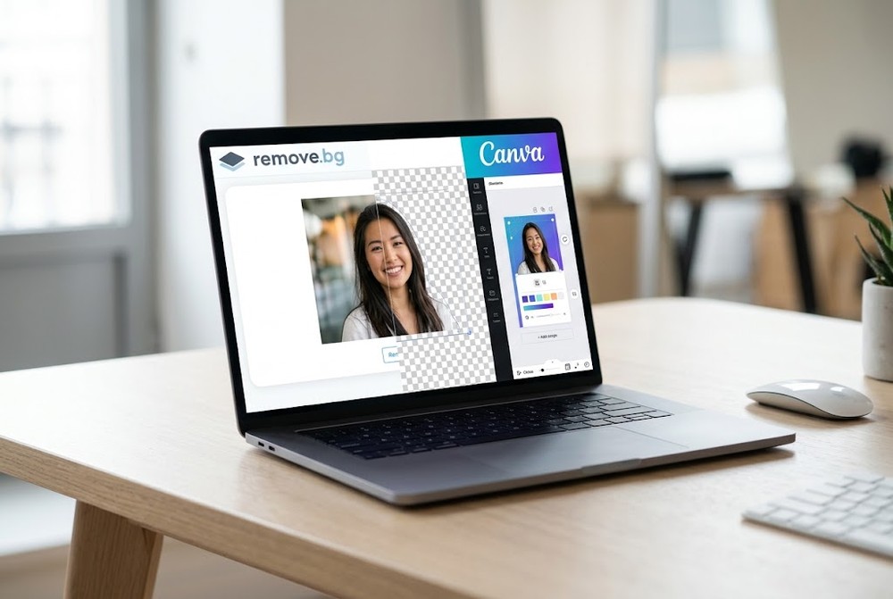 A migração do remove.bg para o Canva muda a forma de acessar recursos de remoção de fundo; entenda o que acontece com o serviço — Foto: Imagem gerada por IA/Gemini