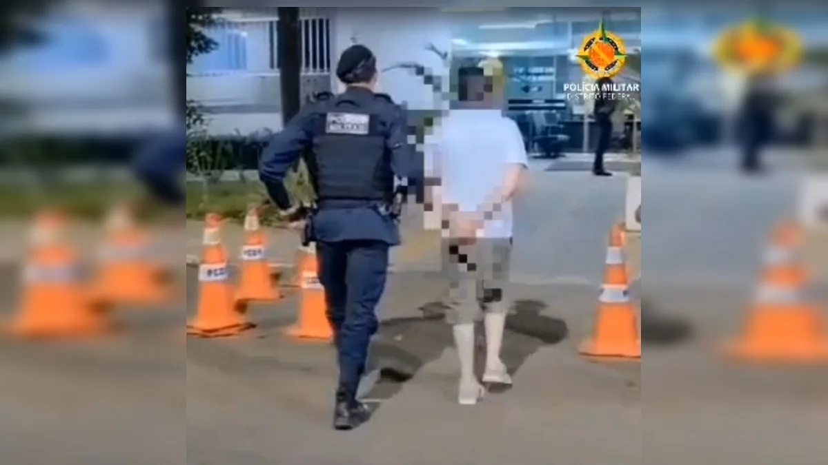 Homem é preso após mostrar partes íntimas para crianças no Lago Sul