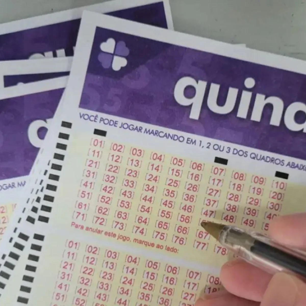 Quina 7130 sorteia prêmio de R$ 12,5 milhões hoje (29/9). Veja resultado