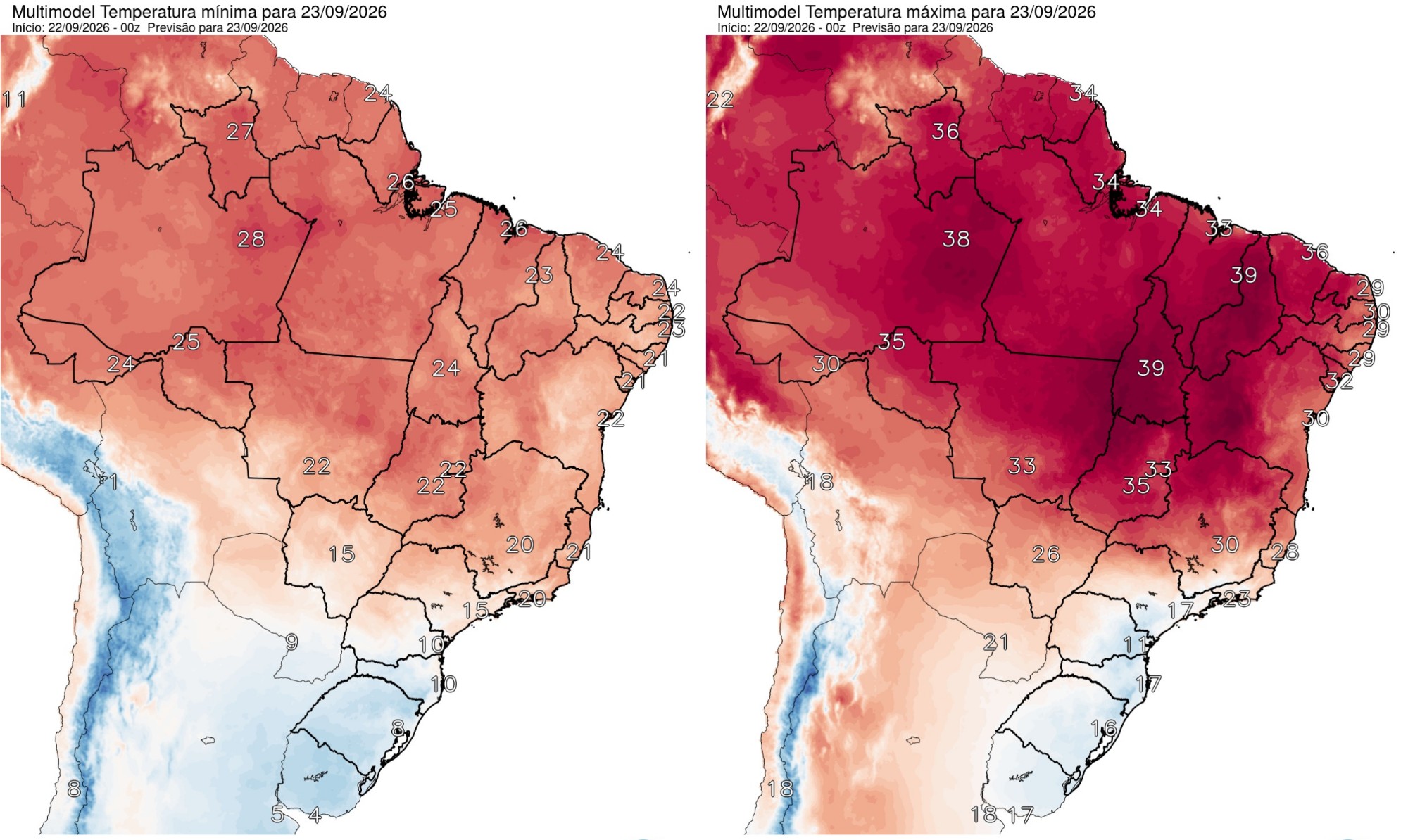 Primavera começa com temperaturas próximas de 0 °C no Sul e chuva em SP e RJ; veja a previsão