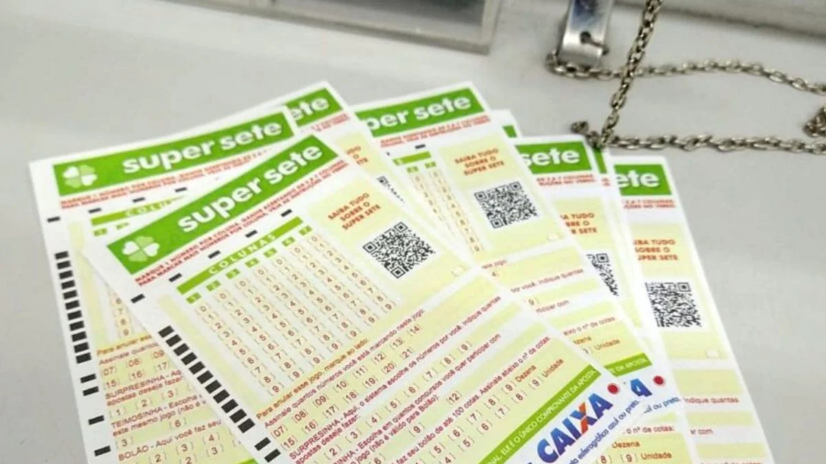 Super Sete 898 sorteia R$ 8 milhões hoje (14/9). Confira resultado