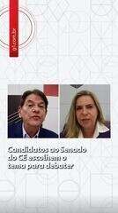 Candidatos ao Senado do CE escolhem o tema para debater