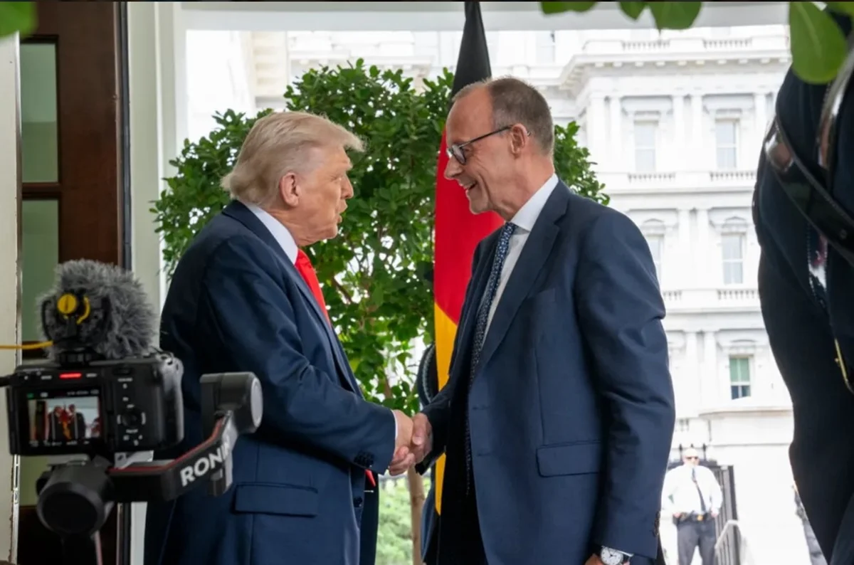 Trump recebe Merz na Casa Branca