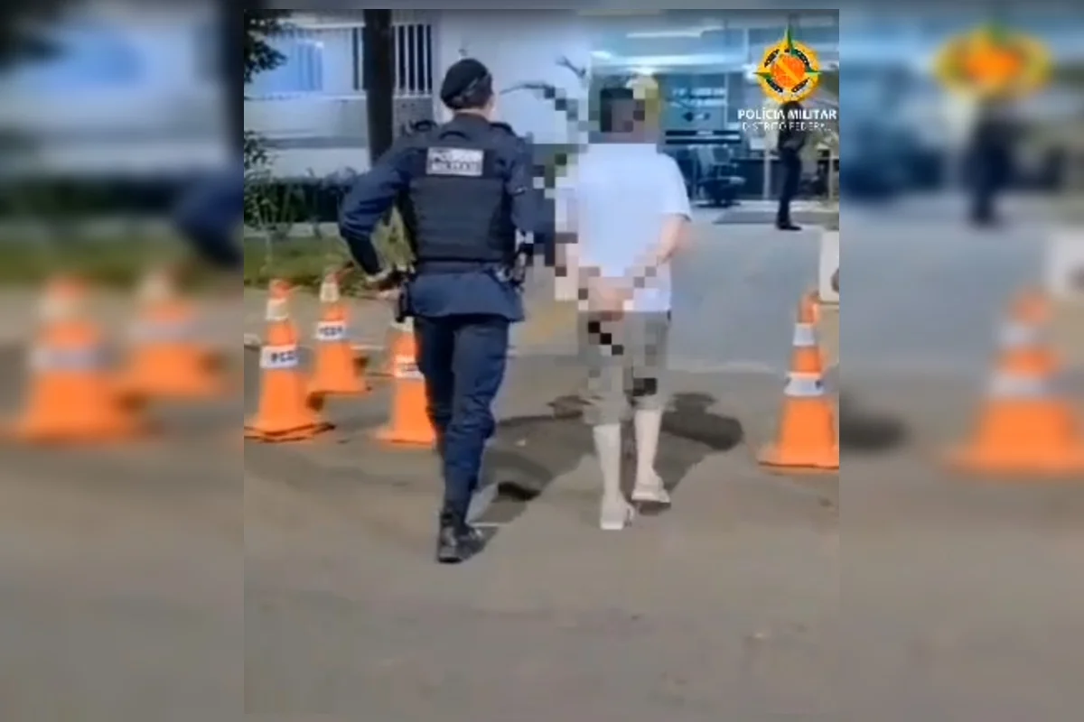 Homem é preso após mostrar partes íntimas para crianças no Lago Sul