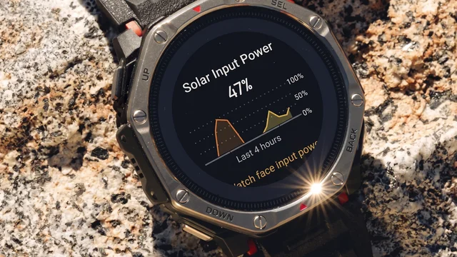 Smartwatch da Amazfit usa painéis solares para ficar até 25 dias longe da tomada