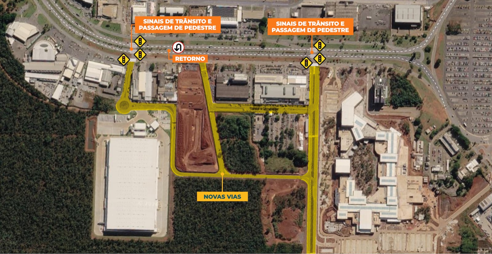 Intervenção foi viabilizada por meio de investimento privado Inframerica