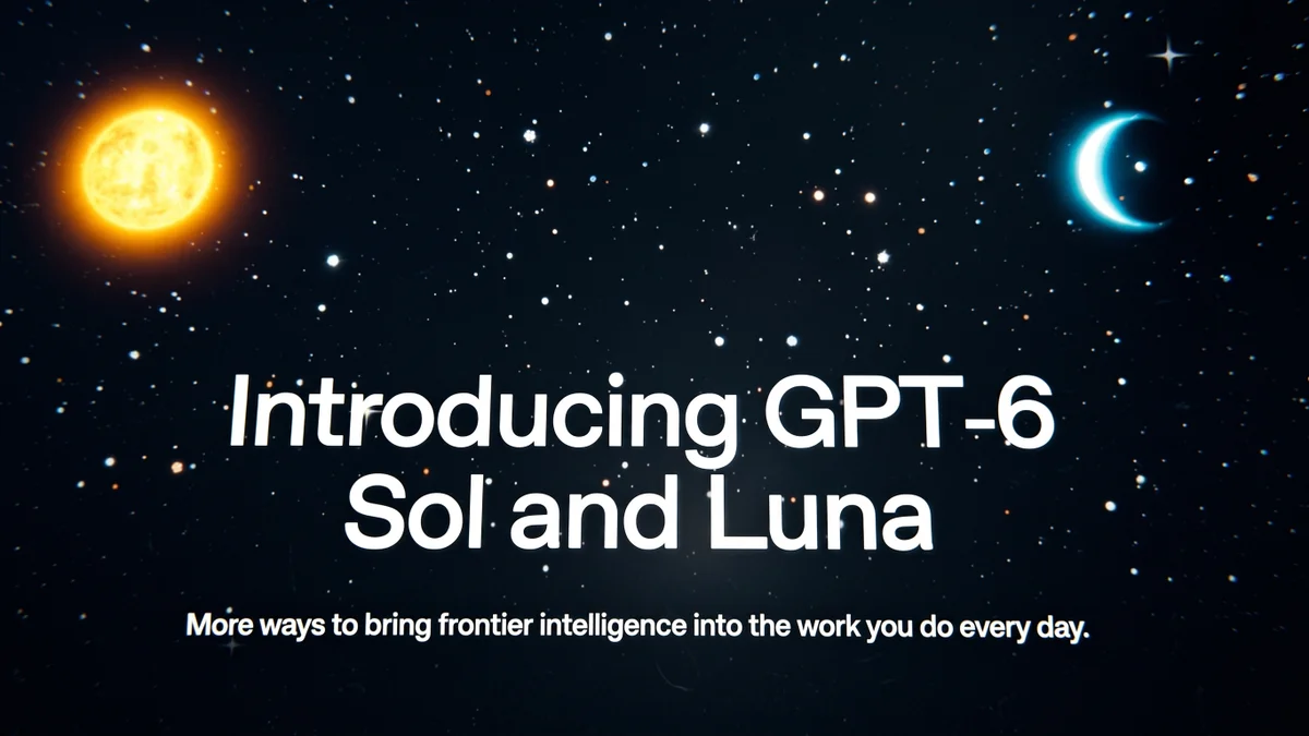 Imagem da matéria: OpenAI lança GPT-6 Sol e Luna com menos erros pela metade do preço