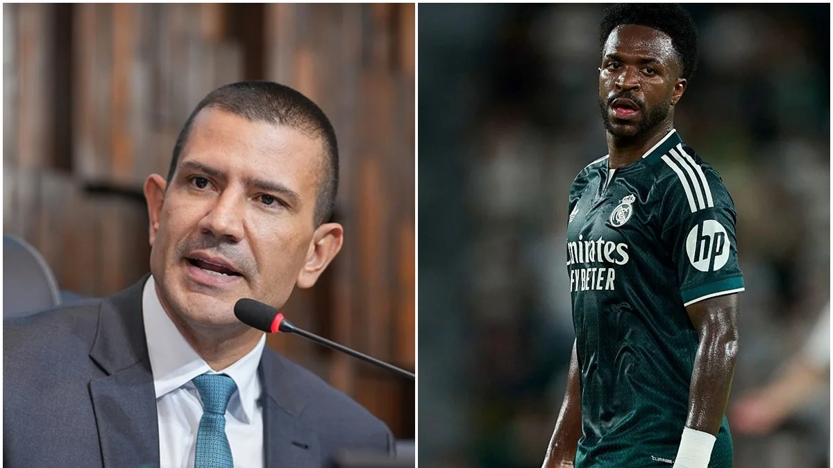 Vini Jr. entra na Justiça contra Douglas Ruas por uso indevido de imagem