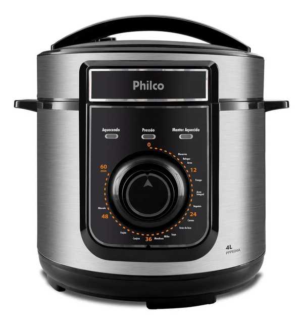 panela de pressão elétrica philco 4l 14 funções pppe04a