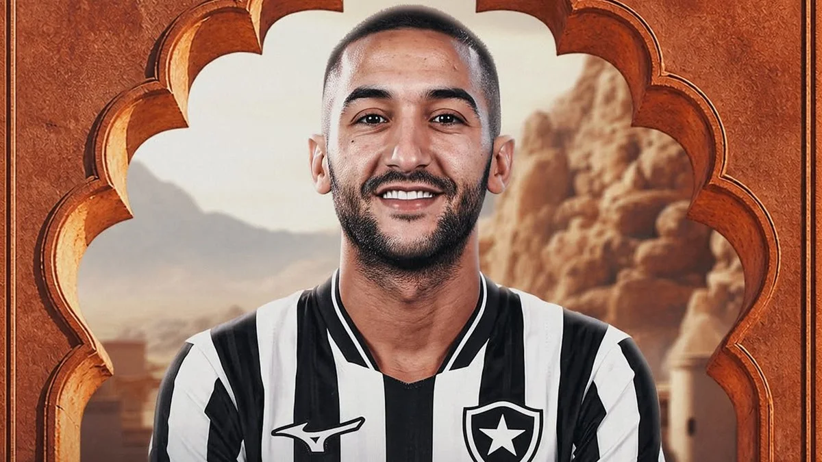Hakim Ziyech, semifinalista da Copa de 2022, é anunciado pelo Botafogo