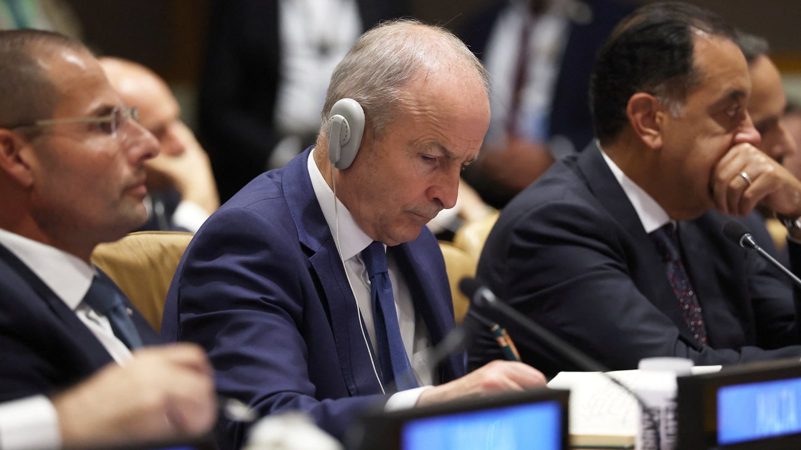O Taoiseach destaca a incerteza global no discurso na ONU