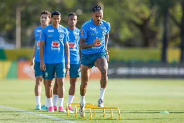 Veja como foi o treino da Seleção Brasileira nesta terça-feira (22/9)