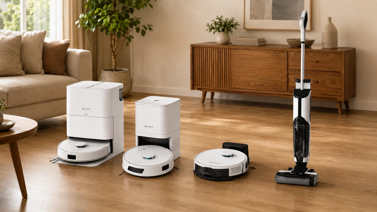 Imagem da matéria: KABUM! smart amplia linha com robô de até 20.000 Pa e base autolimpante