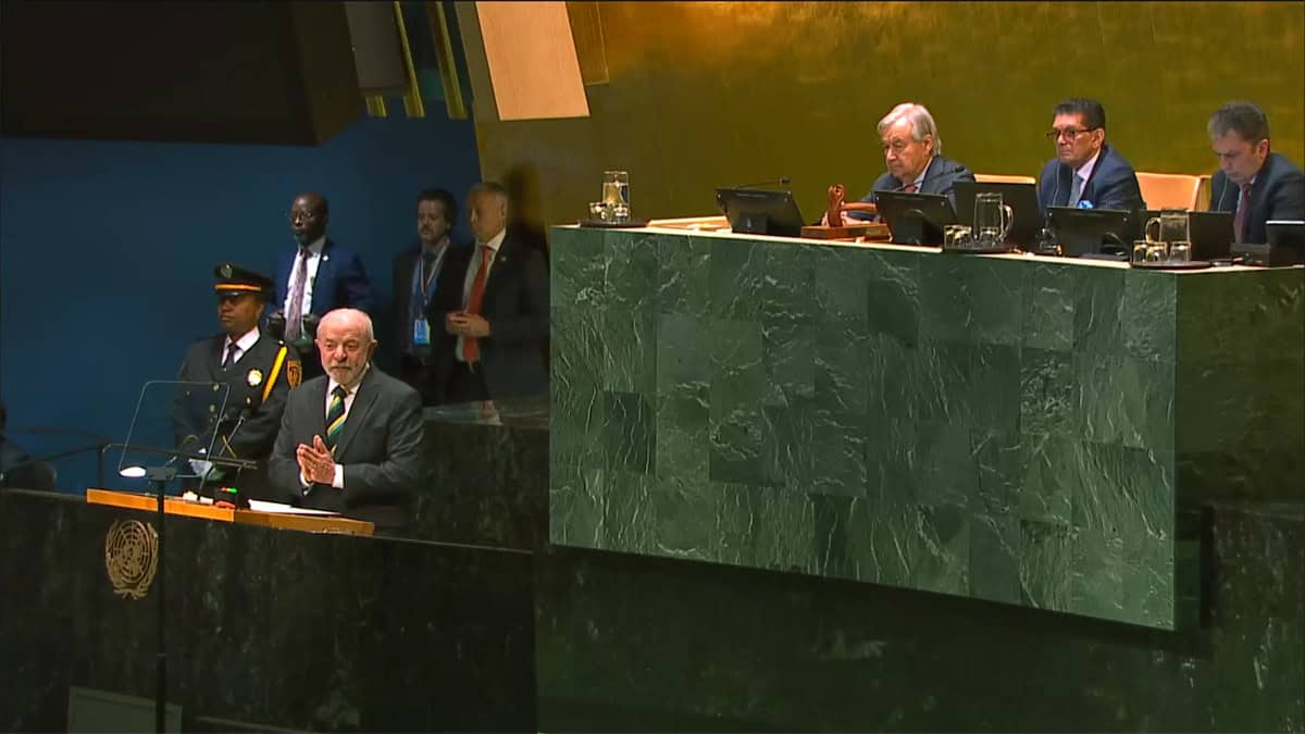 Imagem da matéria: Lula diz na ONU que Brasil não cederá à pressão de multinacionais sobre o PIX