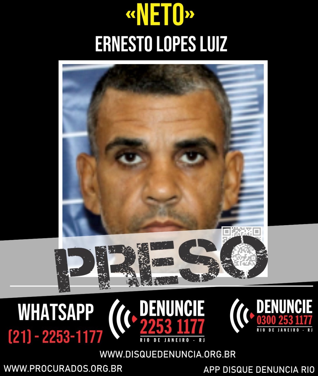 Foragido condenado a 27 anos de prisão por tráfico e roubo é preso em Anchieta, no Rio