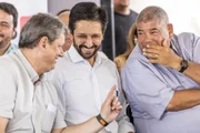 Tarcísio de Freitas, Ricardo Nunes e Milton Leite