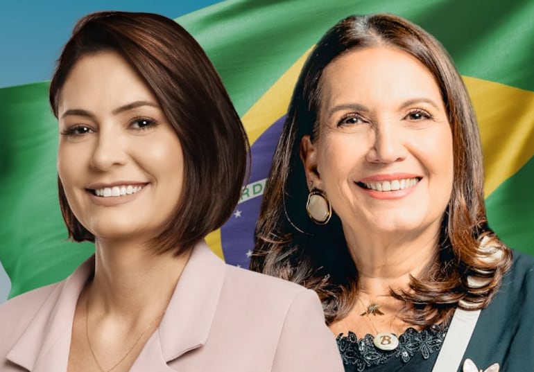 Michelle Bolsonaro lidera 1º voto para o Senado no DF; Bia Kicis aparece à frente no 2º, diz Igape