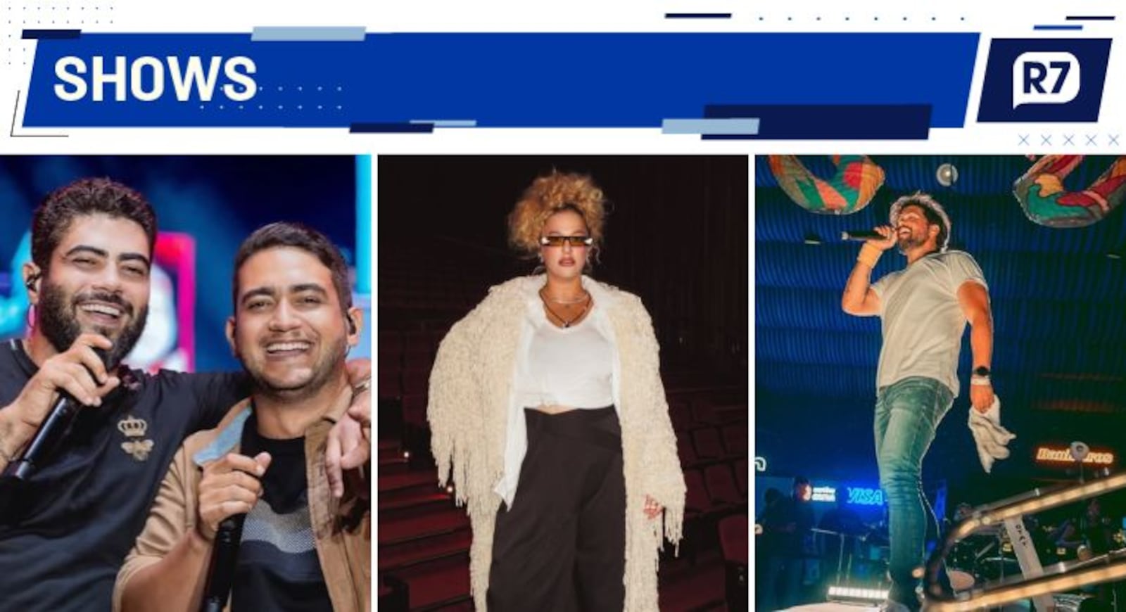 Shows levam música, energia e entretenimento ao público em diferentes espaços da capital Reprodução/Instagram/@henriqueejuliano; Reprodução/Instagram/@alicecaymmi; Divulgação/Hidden Brasília