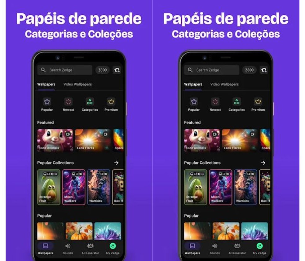 10 apps de papel de parede para personalizar o seu celular