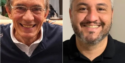 Ant&ocirc;nio Roberto N&oacute;brega de Ara&uacute;jo e Leopoldo Barros Teixeira eram o piloto e copiloto da aeronave que caiu em Santa Catarina Foto: Reprodu&ccedil;&atilde;o/Redes Sociais