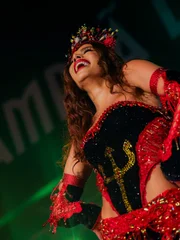 Fãs apontam química entre Anitta e Mestre Fafá após coroação na Grande Rio