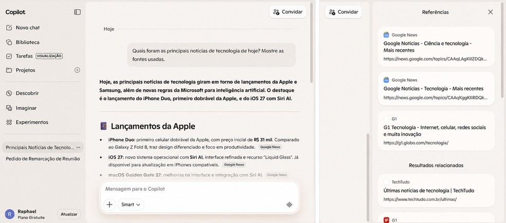 Quer usar recursos do ChatGPT sem pagar? Saiba como fazer isso no Copilot