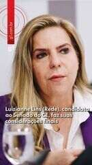 Luizianne Lins (Rede) candidata ao Senado do CE, faz suas considerações finais