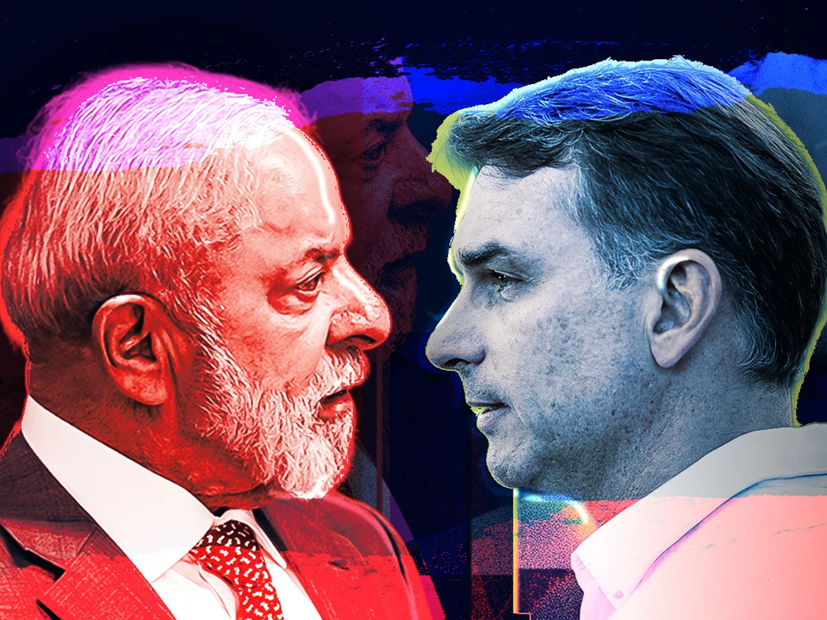 Meio/Ideia: Lula e Flávio Bolsonaro estão empatados com 46% no 2º turno