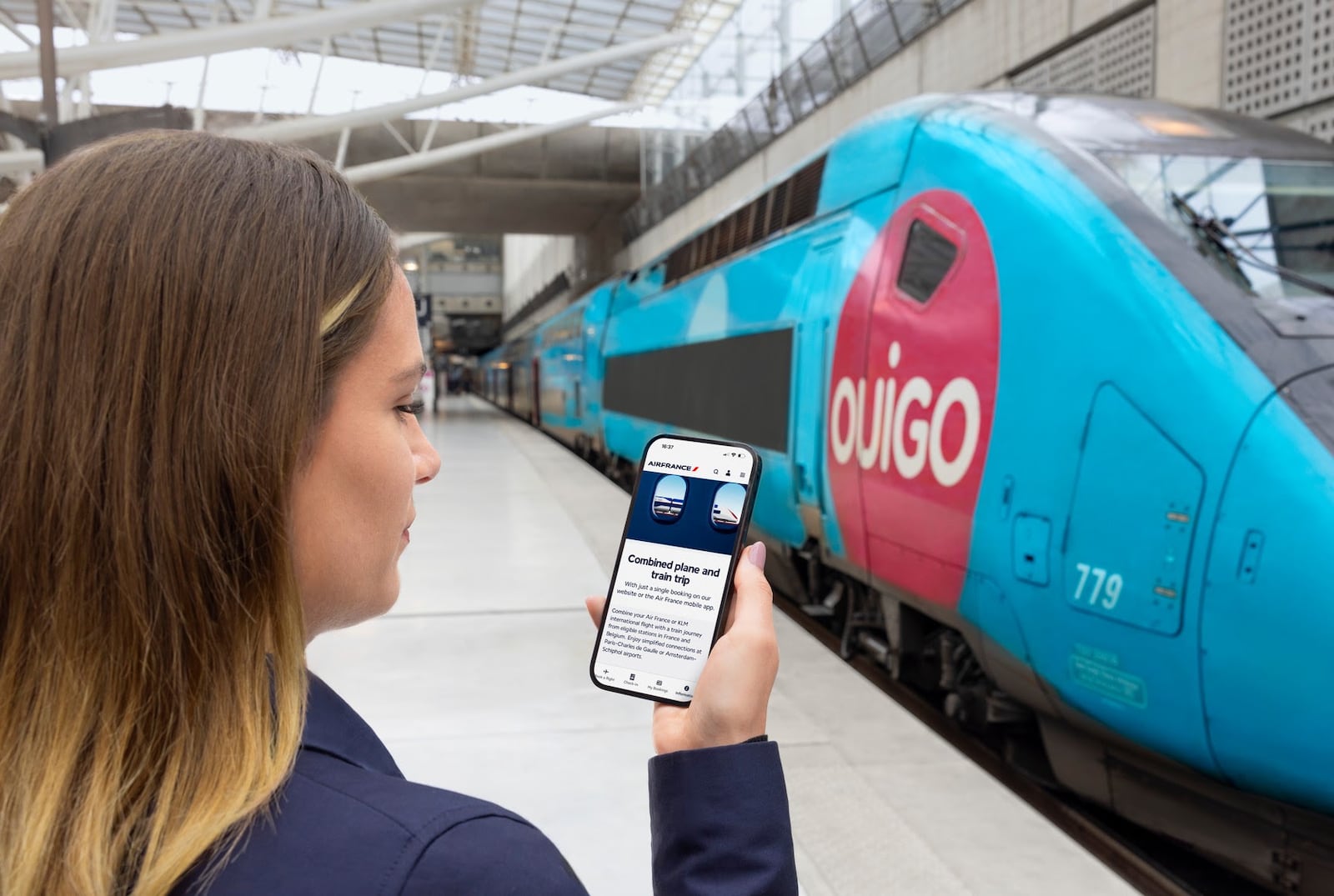 Ampliação do serviço intermodal Train + Air para todos os trens OUIGO OIGO / Air France