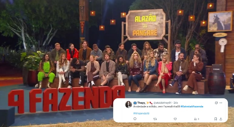 Thaíde se irrita com brincadeiras de flerte e adverte Renata Del Bianco: ‘Minha esposa não gosta’