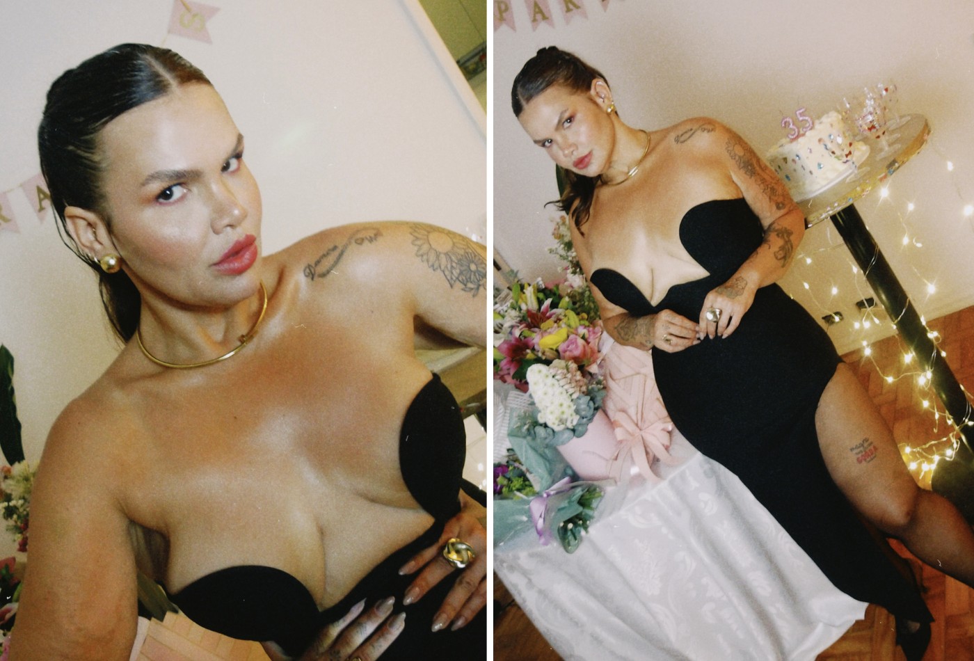 De ultradecote, Thais Carla mostra fotos da festa de 35 anos: 'Do jeitinho que eu queria'