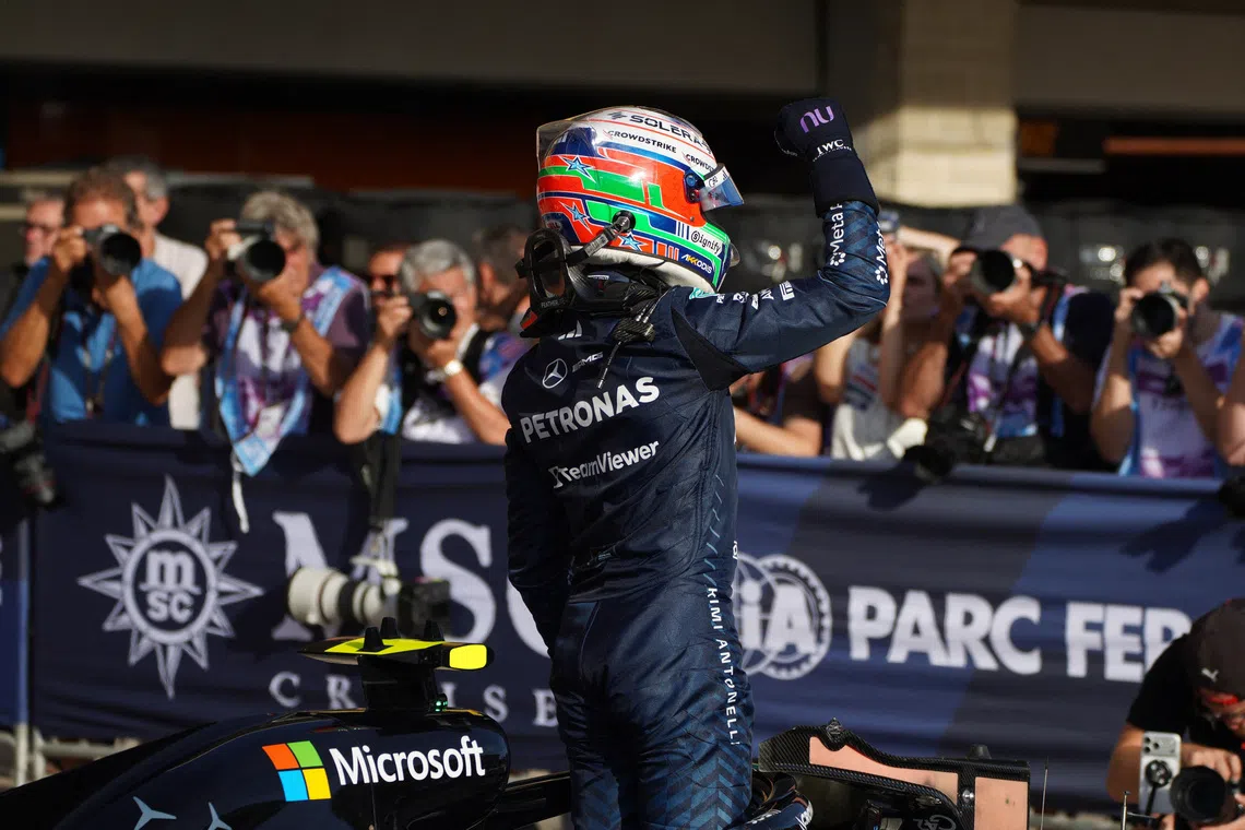 Antonelli na pole para o Grande Prêmio dos EUA com o título de F1 ao alcance