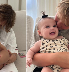 Amanda Kimberlly publica fotos em homenagem a Davi Lucca, irmão mais velho de sua filha Helena. Foto: Reprodução/ Redes Sociais