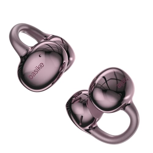 Fone de Ouvido Bluetooth Clip-on Basike Ba-T20 Condução Óssea Roxo