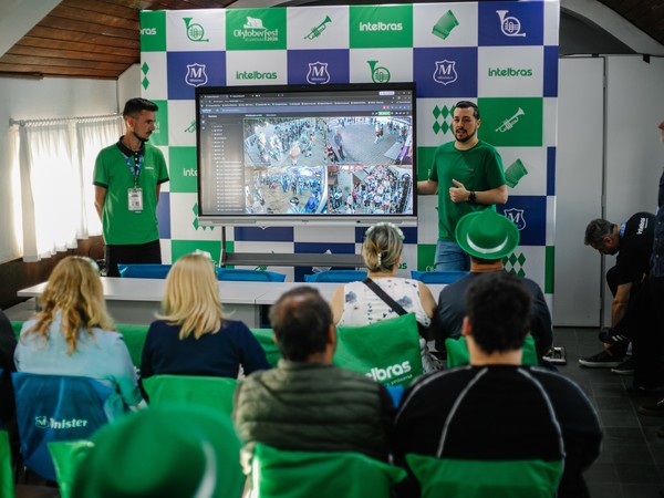 Intelbras usa câmeras com reconhecimento facial e IA na Oktoberfest 2026