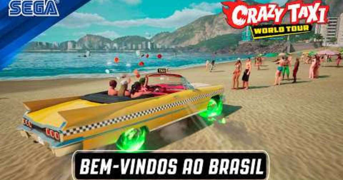 Em São Paulo, criador de Crazy Taxi conta como engarrafamentos e viagem para comer língua de boi ajudaram a criar o jogo, e revela mapa do Brasil para "World Tour”
