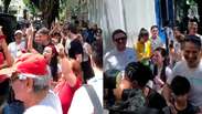 Haddad deixa local de vota&ccedil;&atilde;o sob gritos de &lsquo;ladr&atilde;o&rsquo; e coro de &lsquo;bora, Lula&rsquo;