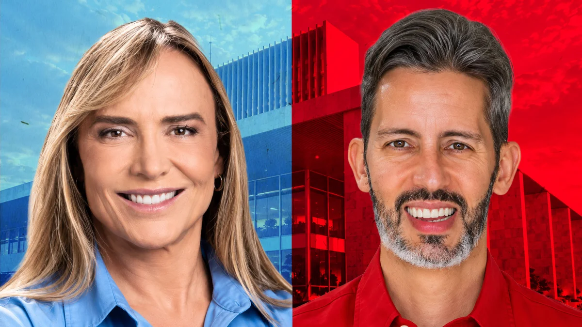 Real Time Big Data: Celina tem 59% dos votos válidos, e Grass, 41%