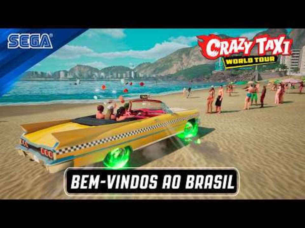 Em São Paulo, criador de Crazy Taxi conta como engarrafamentos e viagem para comer língua de boi ajudaram a criar o jogo, e revela mapa do Brasil para "World Tour”