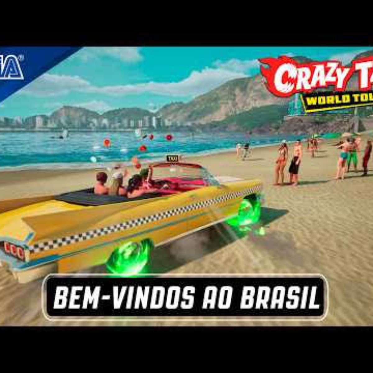 Em São Paulo, criador de Crazy Taxi conta como engarrafamentos e viagem para comer língua de boi ajudaram a criar o jogo, e revela mapa do Brasil para "World Tour”