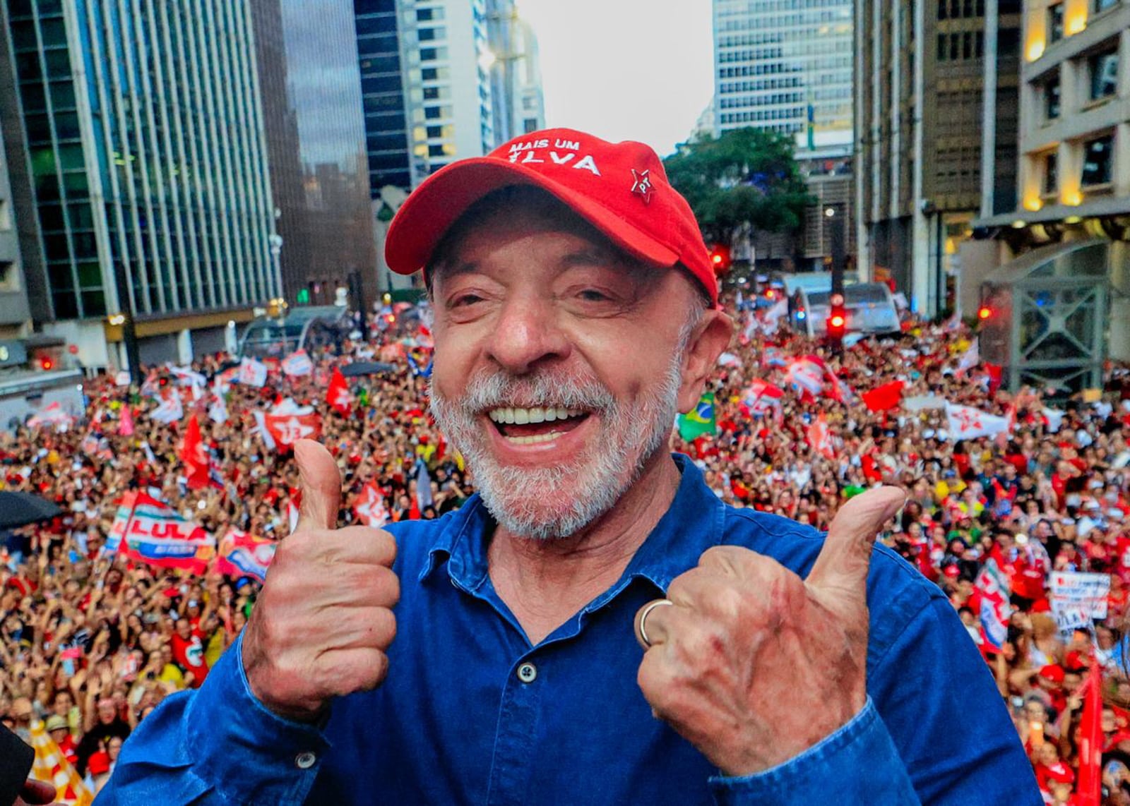 Presidente da República, Luiz Inácio Lula da Silva, durante ato de campanha Ricardo Stuckert/Divulgação