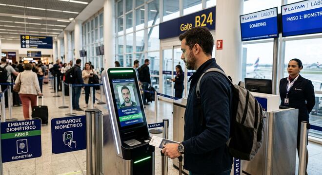 Biometria ganha espaço no embarque em portos e aeroportos brasileiros