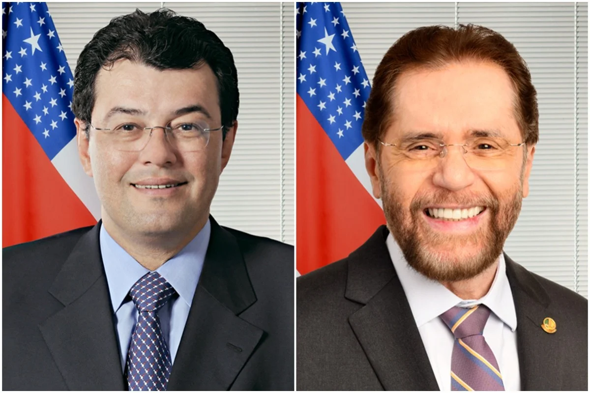 Eduardo Braga e Plínio Valério são reeleitos senadores pelo Amazonas