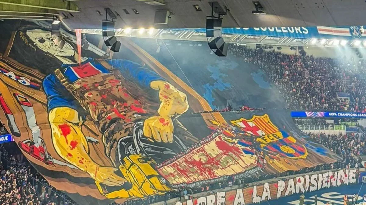 Barcelona denuncia PSG após mosaico com Massacre da Serra Elétrica